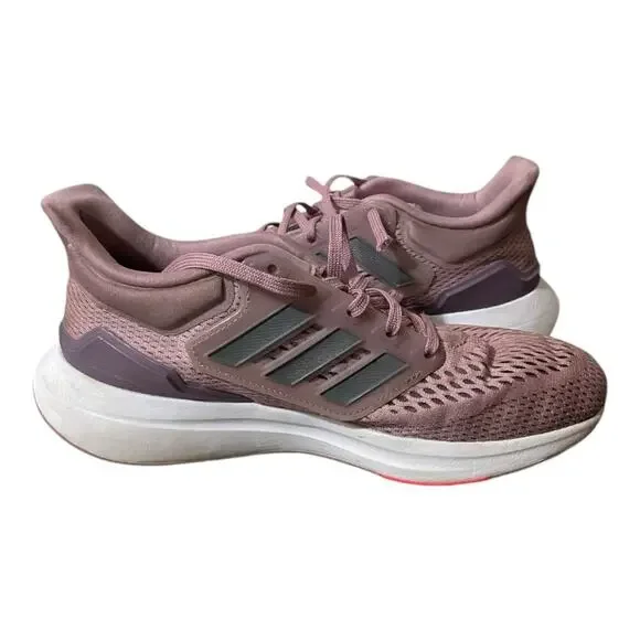 Adidas Womens EQ21 Run GZ4075 Pink Size 8 Running Sneakers - Picture 6 of 7